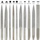 thumbnail image 5 of Juego de 10 Limas de Diamante: 3 Limas de Aguja de Forma Curva de 140 mm para Trabajar Metales de Precisión, Trabajar la Madera, Hacer Joyas y Manualidades, 5 of 5