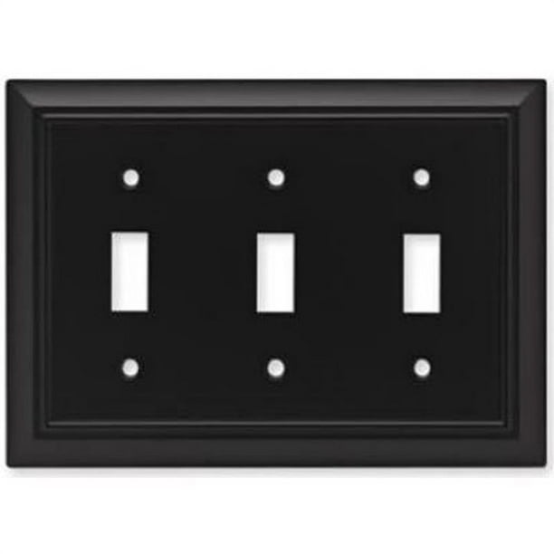 Brainerd 64215 Architectural Triple Toggle Switch Wall Plate/Switch