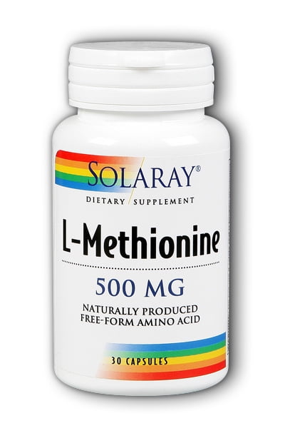 Solaray L-Methionine 500 mg - 30 Capsules