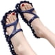 thumbnail image 2 of Qarigey Verano Mujer Señoras Playa Chanclas Zapatillas Planas Sandalias de Masaje Zapato Calzado, 2 of 6