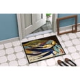thumbnail image 2 of Carolines Treasures JMK1100MAT Crab to Crab Blue Crab Door Mat Indoor Rug or Outdoor Welcome Mat 18x27 Doormat  27"L x, 2 of 4