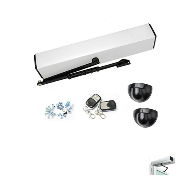 Automatic Door Operators Swing Sliding Garage Gate Door Opener Electric Door Closer With Sensor Y Release Button Optional ,Easy to Install