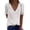 White, variant on Women Fashion Womens Plus Size Tops Fashion Fashion Women Casual Solid Short Sleeve V-Neck Lace T-Shirt Blouse Tops(White,XXL)