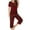 Red - b, variant on Women's Xmas Capri Pajama Sets Candy Cane Graphic Sleepwear Tunic Top with Capri Pants 2 Piece Cozy Sleep Set