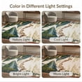 thumbnail image 7 of ODIKA 4'x6' Washable Area Rug Vintage Wildlife Antler Woodland Scenery Prints Cabin Motif Hunting for Dorm Room, Small Living Stain Resistant Low Profile, Easy Care, 7 of 7