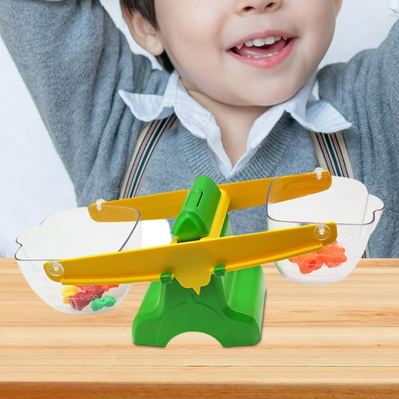 Double Pan Balance Scale Montessori Balance Scale for Weight Adding Capacity