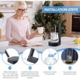 thumbnail image 3 of Desktop Water Bottle Dispenser, Portable Electric Water Bottle Pump Countertop for 5 Gallon & Universal Bottles, USB Charging Automatic Water Jug Dispenser for Bedside, Home, Office, Outdoor, 3 of 5