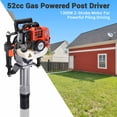 thumbnail image 2 of Yescom 52CC Gas Powered T Post Driver 1300W 2-Stroke Man Saver Post Driver Garden Fencing Tool, 2 of 9