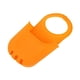 thumbnail image 5 of Soporte para teléfono de playa de silicona, ligero, elegante, hueco, decorativo, para lavabo Naranja, 5 of 9