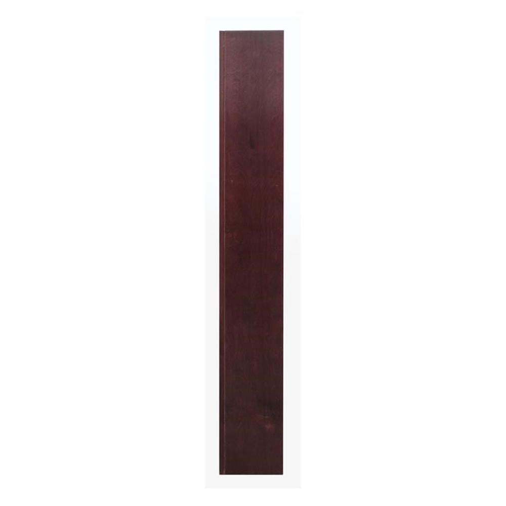 Bowery Hill Wood Cherry Bookcase Rectangular Adjustable 84" Unassembled