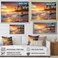 thumbnail image 4 of Designart "Beach Photo Sunset Charm XI" Nautical & Beach Canvas Art Print, 4 of 5