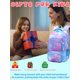 thumbnail image 5 of Mochila BLUEFAIRY para niñas con diseño de sirena, 17 pulgadas, con set de lonchera, 5 of 9