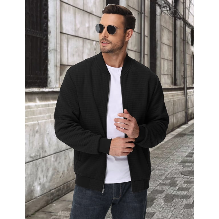 Xidunhg Men's Casual Lightweight Bomber Jacket photo 2