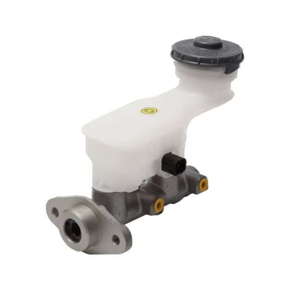 Unique Bargains Brake Master Cylinder with Reservoir No.46100SENH51 for Honda Fit 2005-2008 Hydraulic Master Cylinder Silver Tone Aluminum Alloy 1 Pcs