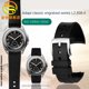 thumbnail image 2 of Correa de muñeca con boca en forma de arco para hombre adecuada para la réplica clásica Longines L2/L3 Correa de reloj de caucho de la Fuerza Aérea Checa Cadena de reloj de 22 mm, 2 of 5