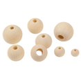 thumbnail image 4 of SPRING Bricolage Fabrication de Bijoux Accessoires Perle Entretoise Ronde en Bois Naturel 200 Pcs 6MM, 4 of 9