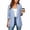 Blue, variant on Blazer Jackets for Women Open Front Suit Jackets Lightweight Striped Cardigans Formal Business Workwear with Pocket