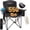 Black With Lumber Support 1, variant on Oversized Camping Chairs for Adults, Heavy Duty Fold Up Sports Games Lawn Chairs, Extra Wide Big Man Outdoor Chairs with Padded Lumbar Support Backrest, Bag Included for Camp, Outside, Beach