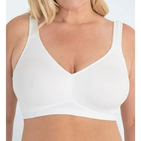 

Women s Leading Lady 5006 Claire Dreamy Comfort Every-Day Wirefree Bra (White 38B)