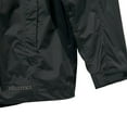 thumbnail image 6 of Marmot Men's PreCip Eco Rain Jacket 3X Black Waterproof Nylon Hooded Full Zip, 6 of 7