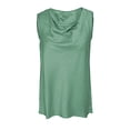 thumbnail image 4 of Aihuaihua Women's Summer Casual Sleeveless Loose Fit Solid Color Tank Top T-Shirt, 4 of 7