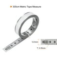 thumbnail image 2 of Self-Adhesive Measuring Tape 300cm Stainless Steel Metric Right to Left, 2 of 6