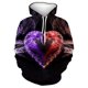 thumbnail image 1 of Sudadera holgada con capucha y estampado digital en color 3D de otoño e invierno para hombre Fridja  FKASFK5881, 1 of 3