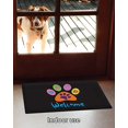 thumbnail image 4 of Toland Home Garden 800087 Tapis de Step Designer Souple, Standard, Pattes de Bienvenue, Noir, 4 of 6
