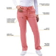 thumbnail image 3 of Adar Pro Pantalon de Sarrau de Yoga à Jambe Étroite pour Femmes, Rapture Rose, TG, 3 of 7