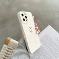 thumbnail image 1 of Candy Color Silicone Phone Case For iPhone 15 14 13 Pro Max Plus Cute Love Heart Frame Soft Cover, 1 of 5