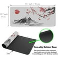 thumbnail image 6 of Large Mouse Pads White, Home Office Desk Pad Gaming Mat, Desk Mat Large Non-Slip Rubber Base Waterproof with Stitched Edges, 35.4 X 15.7 inch for Work/Game/Office Japan Traditional Painting, 6 of 6