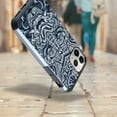 thumbnail image 2 of DALUX Hybrid Slim Dual Layer Phone Case Cover Compatible with Iphone 13 (6.1 inch) - Gray Oni, 2 of 3