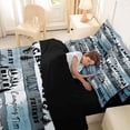 thumbnail image 5 of Catabedysis Vintage Camping 7 Pieces Full Size Bedding Sets,Camper Tent Print Full Size Bed in a Bag For Boys,Blue Beige,Black Reversible, 5 of 7