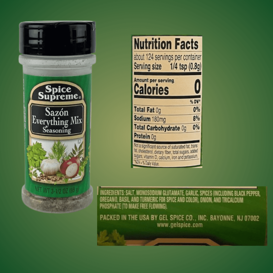 Spice Supreme Sazon Everything Mix, 2 Pack, 3.5 oz