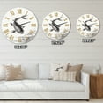 thumbnail image 4 of Designart 1 in Quartz Coastal Wall Clock, 4 of 5
