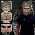 thumbnail image 2 of Black Myth Wukong Mask for Adult Men Halloween Party Dress up, 2 of 6