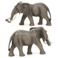 thumbnail image 2 of Juguete de elefante, modelo animal educativo de plástico de alta simulación, modelo animal de plástico, parte superior de la línea, 2 of 8