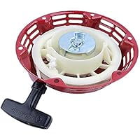 Recoil Starter Assembly for GX120 GX160 GX200 5.5HP 6.5HP, Red Pull Start, Smooth Rewind