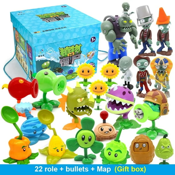 Nouveau rôle plantes VS ZOMBIES 2 PVZ jouets ensemble complet cadeau pour garçons boîte-emballé poupées pour enfants figurine modèle présent carte