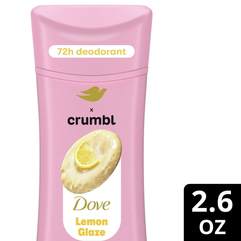 Dove Crumbl Deodorant Stick Crumbl Lemon Glaze Aluminum Free