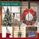 thumbnail image 4 of Wreath Hanger Door Hook For Christmas Door, 2pcs Metal Wreath Holder, Wreath Hook For Front Door, Christmas Wreath Hook Above The Door Hook Holder Doo, 4 of 4