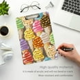 thumbnail image 5 of Coolnut Ice Cream Clipboard A4 Standard Size Decorative Clipboard with Low Profile Metal Clip for Students Men Women Classroom and Office Gifts, 5 of 7