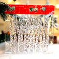 thumbnail image 2 of Colgantes de copos de nieve acrílicos con forma de carámbano, adornos de cristal transparente para Navidad, colgantes para árbol de Navidad, decoración para fiestas en el hogar, Año Nuevo, 2 of 5