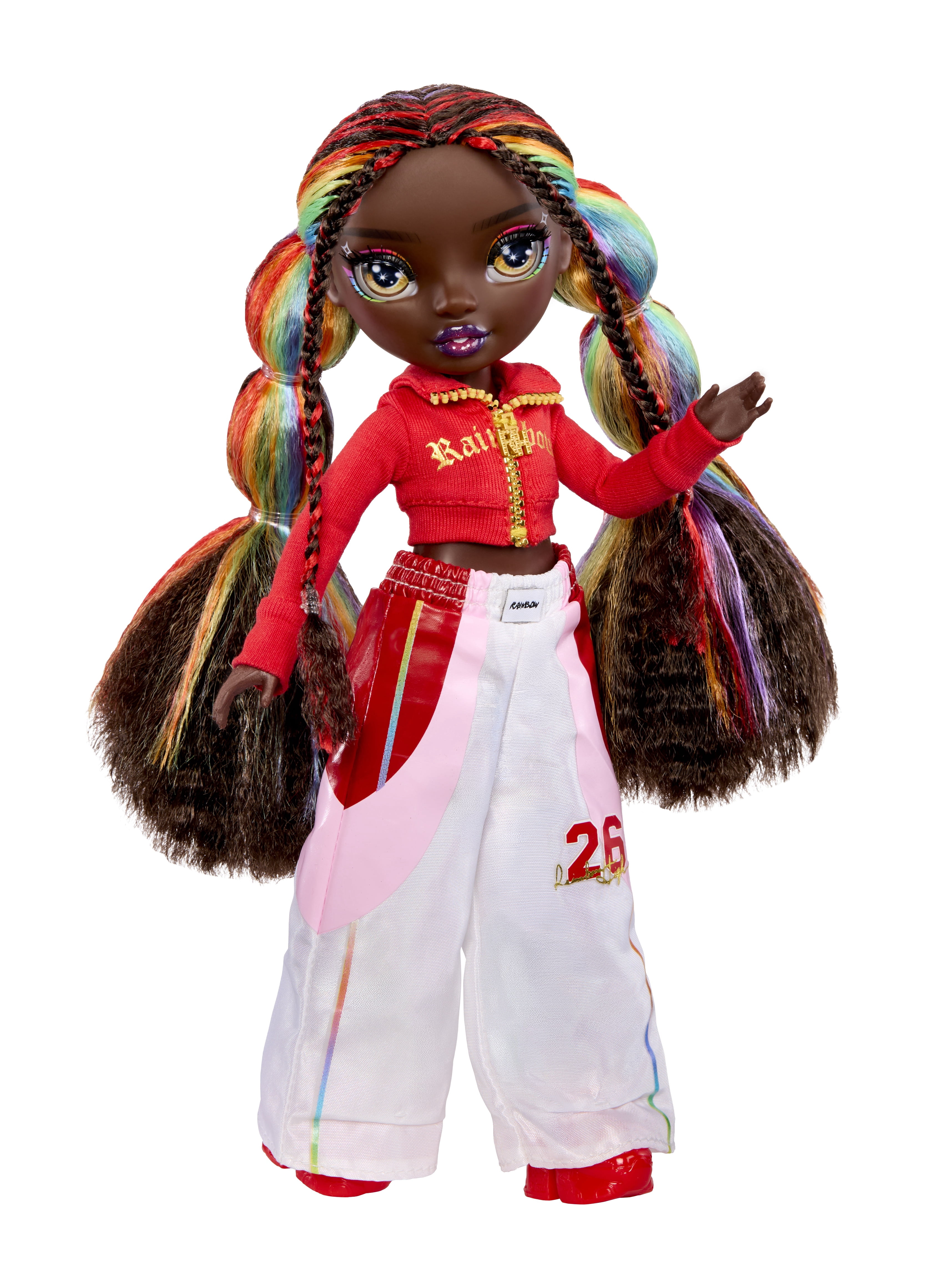 Rainbow High Jr. High Bestie Babysitters – Iris Bow, 9” Fashion Doll