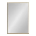 thumbnail image 2 of Kate and Laurel Rhodes Large Framed Decorative Rectangle Wall Mirror, 25x37 Natural Teak Finish, 2 of 6