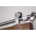 thumbnail image 7 of Miseno Mbdh0606x78 78-3/4" Single Roller Round Rod Barn Door Hardware Kit - Stainless, 7 of 7