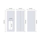 thumbnail image 3 of Yuarrent Aire acondicionado portátil, sellado de ventana de parabrisas, placa de viento de CA ajustable, conector de tubo de manguera, actualización de Electrodomésticos Yuarrent HA073294-00B, 3 of 6