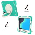 thumbnail image 3 of TECH CIRCLE Kids Case for Apple iPad mini 6th Gen 8.3-inch 2021 - Rugged Protective Handle Kickstand Shockproof Hybrid TPU PC Cover Shoulder Strap Pencil Holder Case for Apple iPad mini 6-Mint Green, 3 of 7