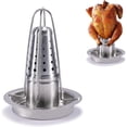 thumbnail image 5 of Beer Can Chicken Holder for Grill Chicken Roaster Stand, BBQ Grill Poultry, Large Barbecue Grill Rack, Perfect Indoor and Outdoor Grilling Accessory for Roasting Meat, 5 of 5