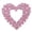 L Pink, variant on HOMYL Valentine's Day Wreath Heart Shaped Love Romantic Valentines Day Gifts for Front S White